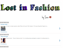 Tablet Screenshot of lost-in-fashion.blogspot.com