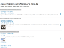 Tablet Screenshot of mantenimientodemaquinariapesada.blogspot.com