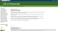 Desktop Screenshot of lifeatdartmouth.blogspot.com