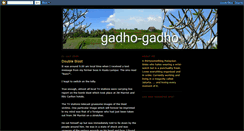 Desktop Screenshot of gadhogadho.blogspot.com