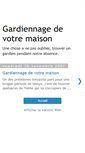 Mobile Screenshot of gardiennagemaison.blogspot.com