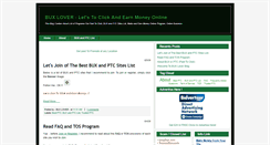 Desktop Screenshot of bux-lover.blogspot.com
