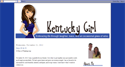 Desktop Screenshot of kentucky-girl.blogspot.com