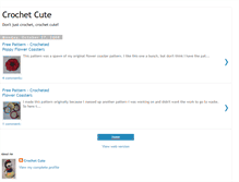 Tablet Screenshot of crochetcute.blogspot.com