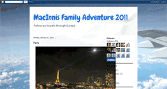 Desktop Screenshot of macinnisfamilyadventure.blogspot.com