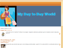 Tablet Screenshot of daytodayworld.blogspot.com