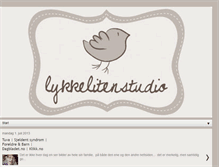Tablet Screenshot of lykkelitenstudio.blogspot.com