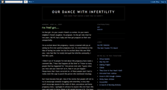 Desktop Screenshot of dancingwithinfertility.blogspot.com