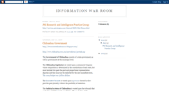 Desktop Screenshot of informationwarroom.blogspot.com