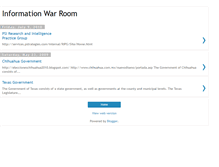 Tablet Screenshot of informationwarroom.blogspot.com