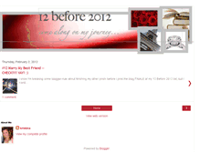 Tablet Screenshot of 12before2012.blogspot.com