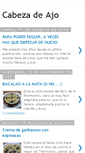 Mobile Screenshot of cabezadeajo.blogspot.com
