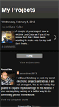 Mobile Screenshot of myelektronicprojects.blogspot.com