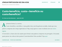 Tablet Screenshot of linguaportuguesanodiaadia.blogspot.com