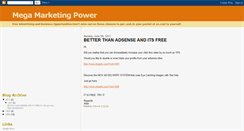 Desktop Screenshot of megamarketingpower.blogspot.com