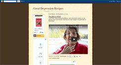 Desktop Screenshot of greatdepressionrecipes.blogspot.com