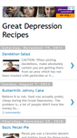 Mobile Screenshot of greatdepressionrecipes.blogspot.com