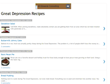 Tablet Screenshot of greatdepressionrecipes.blogspot.com