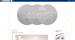 Desktop Screenshot of pearlescentstyle.blogspot.com