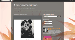 Desktop Screenshot of femininoamor.blogspot.com