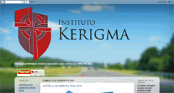 Desktop Screenshot of kerigmainstituto.blogspot.com