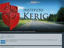 Tablet Screenshot of kerigmainstituto.blogspot.com