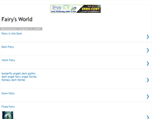 Tablet Screenshot of fairyangelworld.blogspot.com