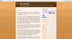 Desktop Screenshot of lifenaturally.blogspot.com