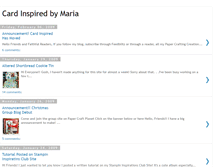 Tablet Screenshot of cardinspired.blogspot.com