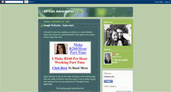 Desktop Screenshot of laura-africanadventures.blogspot.com