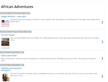 Tablet Screenshot of laura-africanadventures.blogspot.com