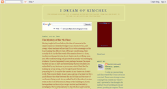 Desktop Screenshot of idreamofkimchee.blogspot.com