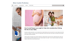 Desktop Screenshot of determinegenderofbaby.blogspot.com