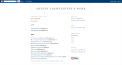 Desktop Screenshot of antonyloewensteinwork.blogspot.com
