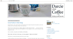 Desktop Screenshot of darcieovercoffee.blogspot.com