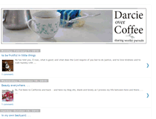 Tablet Screenshot of darcieovercoffee.blogspot.com