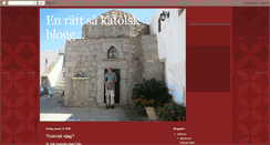 Desktop Screenshot of katolskblogg.blogspot.com