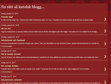 Tablet Screenshot of katolskblogg.blogspot.com