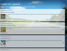 Tablet Screenshot of loppesenlapwerk.blogspot.com