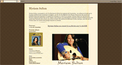 Desktop Screenshot of myriamsultan.blogspot.com