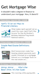 Mobile Screenshot of getmortgagewise.blogspot.com