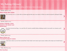 Tablet Screenshot of mybakingodyssey.blogspot.com