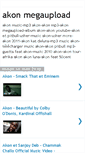 Mobile Screenshot of akon-megaupload.blogspot.com