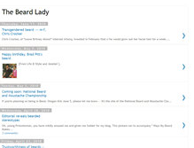 Tablet Screenshot of beardlady.blogspot.com
