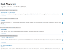 Tablet Screenshot of dark-mysticism.blogspot.com