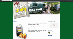 Desktop Screenshot of kirkwhitetrashbash.blogspot.com