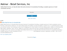 Tablet Screenshot of malmar-retailservices.blogspot.com