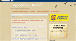 Desktop Screenshot of logopediadomicili.blogspot.com