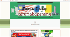 Desktop Screenshot of ceramahdpenang.blogspot.com