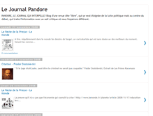 Tablet Screenshot of lejournalpandore.blogspot.com